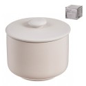 Azucarero blanco cerámica ø9,5 x 8,5 cm