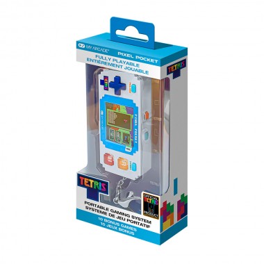 Pixel pocket tetris mini portable