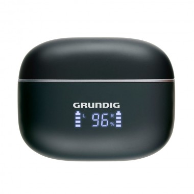 Auriculares earphone bluetooth con estuche negro