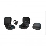 Auriculares inalámbricos deportivos bluetooth con estuche negro