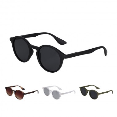 Gafas de sol unisex con funda, colores surtidos