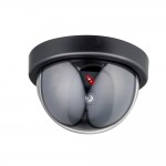 Cámara seguridad simulada tipo domo color negro ø11 x 9 cm