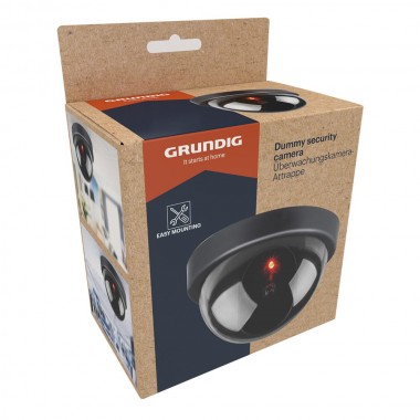 Cámara seguridad simulada tipo domo color negro ø11 x 9 cm
