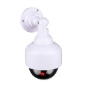 Cámara seguridad simulada tipo domo color blanco ø12 x 24 cm