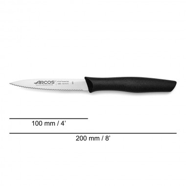 Cuchillo mondador con sierra serie nova 100 mm