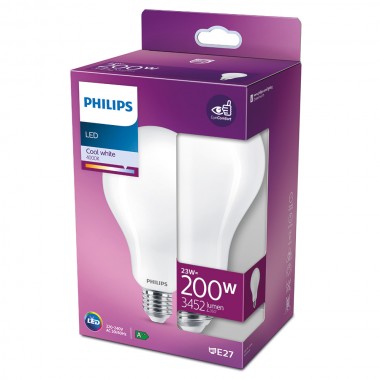 Bombilla estandard led e27 23 w 3452 lm 4000 k luz dia ø9,5 x 16,5 cm