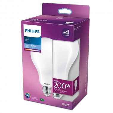Bombilla estandard led e27 23 w 3452 lm 6500 k luz fria ø9,5 x 16,5 cm