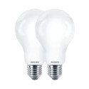 Bombilla estandard led e27 10,5 w 1521 lm 2700 k luz calida, 2 uds