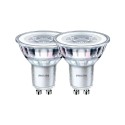 Bombilla gu10 led 4,6 w 355 lm 2700 k luz calida, 2 uds