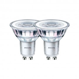 Bombilla gu10 led 4,6 w 390 lm 4000 k luz dia, 2 uds