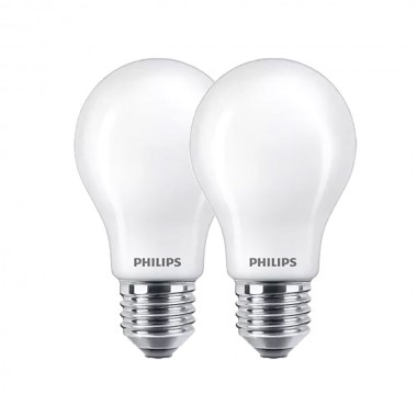Bombilla estandard led e27 9 w 1055 lm 4000 k luz dia, 2 uds