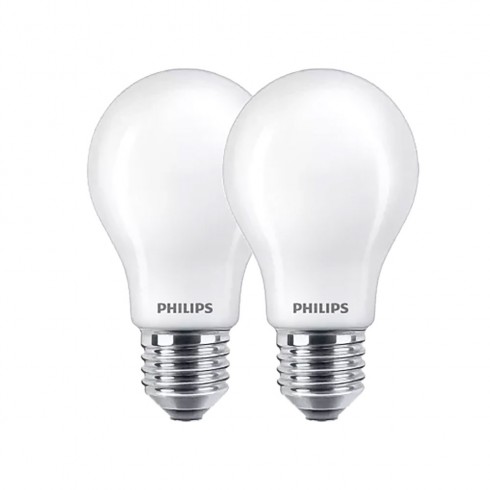 Bombilla estandard led e27 9 w 1055 lm 4000 k luz dia, 2 uds