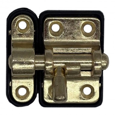 Pasador reforzado base plástica 20 mm dorado