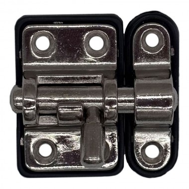 Pasador reforzado base plástica 25 mm cromo