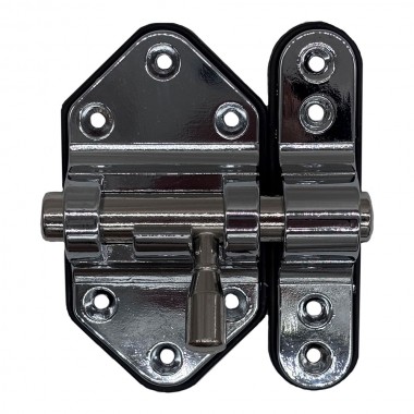 Pasador reforzado base plástica 50 mm cromo