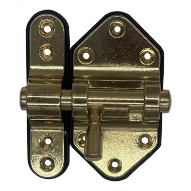 Pasador reforzado base plástica 50 mm dorado