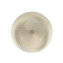Plato decoración polipropileno champán ø33 x 1,5 cm