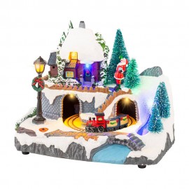 Escena navideña con led 20,8 x 16,3 x 13,90 cm