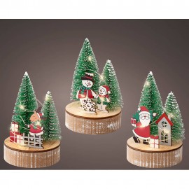 Figura decorativa motivos navideños con led, modelos surtidos