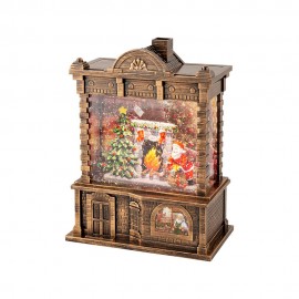 Girador de agua santa claus con música 16,5 x 9,5 x 21,7 cm