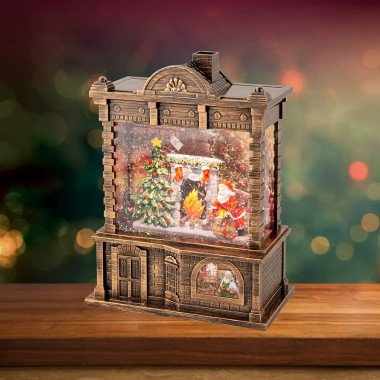 Girador de agua santa claus con música 21,7 x 16,5 x 9,5 cm