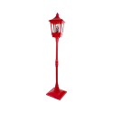 Farola papa noel iluminada 37,5 x 37,5 x 185 cm
