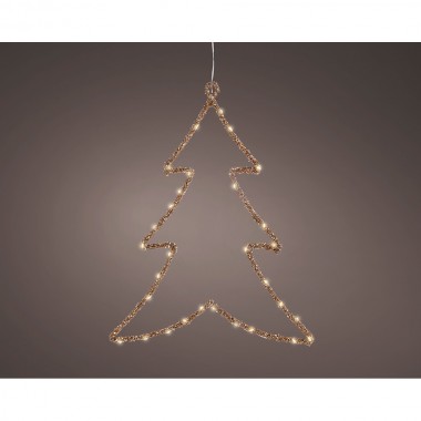 Árbol luz led decorativa interior 34 x 46 cm