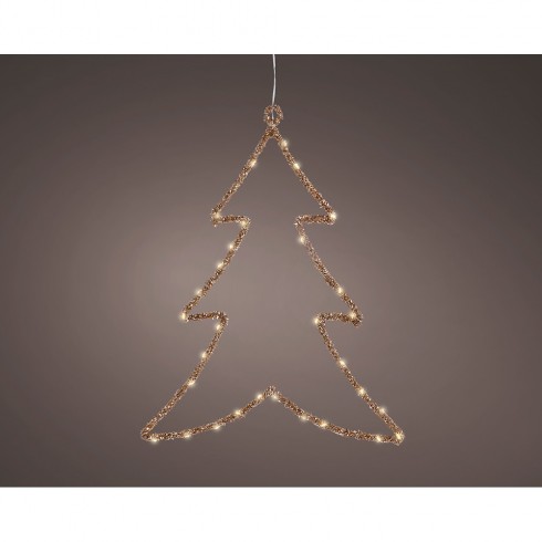 Árbol luz led decorativa interior 34 x 46 cm