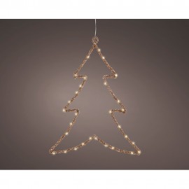 Árbol luz led decorativa interior 34 x 46 cm