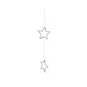 Cortina de led con estrellas para exterior color negro