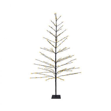 Árbol iluminado 232 leds luz cálida 1,80 m