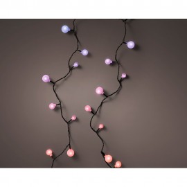 Guirnalda led multicolor exterior 120 leds 9 m