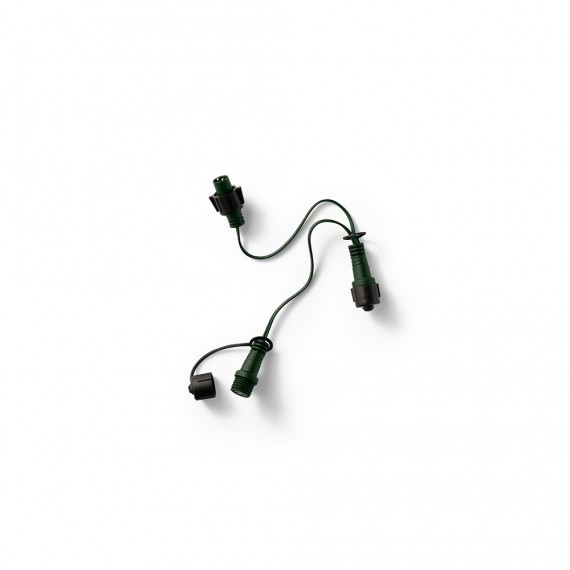 Conector en forma de t exterior verde 40 cm