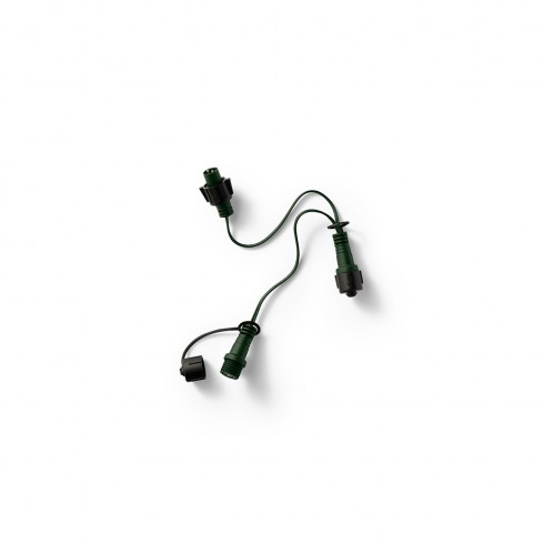Conector en forma de t exterior verde 40 cm