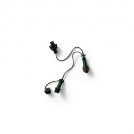 Conector en forma de t exterior verde 40 cm