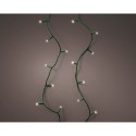 Guirnalda led connect (interconectable) mutltifunción 250 leds luz cálida con efecto intermitente exterior verde 18,7 m