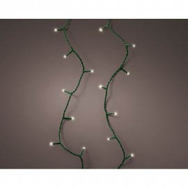 Guirnalda led connect (interconectable) mutltifunción 250 leds luz cálida con efecto intermitente exterior verde 18,7 m