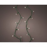 Guirnalda led connect (interconectable) mutltifunción 250 leds luz cálida con efecto intermitente exterior verde 18,7 m