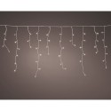 Cortina led de carámbano connect (interconectable) multifunción 250 leds luz cálida con efecto intermitente exterior blanco  ...