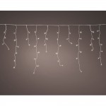 Cortina led de carámbano connect (interconectable) multifunción 250 leds luz cálida con efecto intermitente exterior blanco  ...