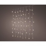 Cortinas de luces conectables led blanco exterior luz cálida 200 led 1,5 x 2 m
