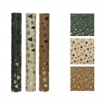 Tela decorativa de poliéster rectangular 35 x 0,5 x 200 cm, colores surtidos