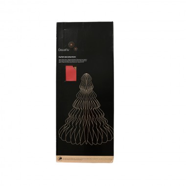Árbol de papel rojo ø72 x 90 cm