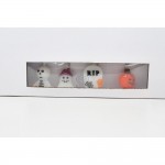 Guirnalda led con 4 figuras de hallowen, 10 x led