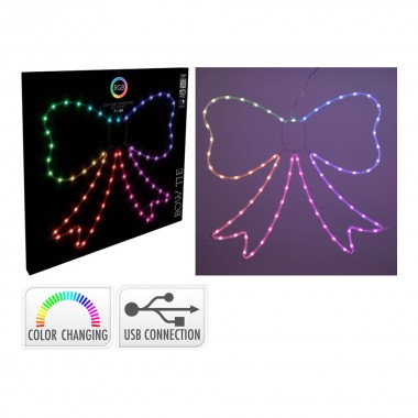 Lazo con 71 led rgb
