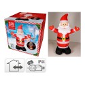 Papa noel hinchable con 1 led