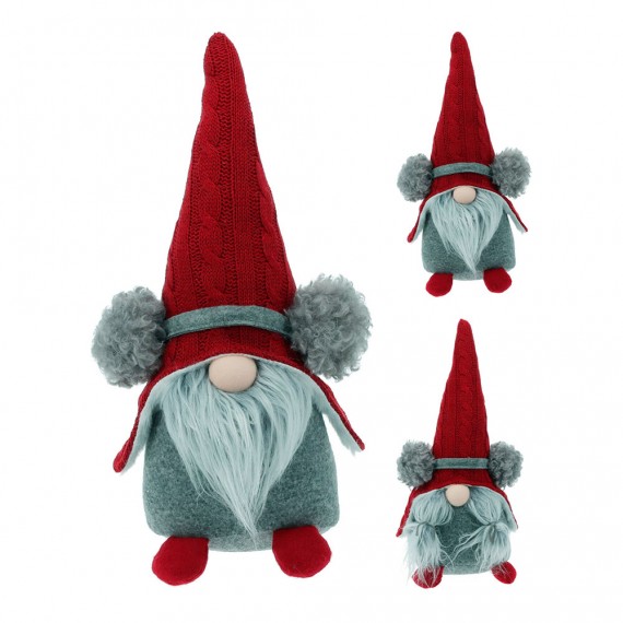 Gnomo con orejeras rojo, modelos variados