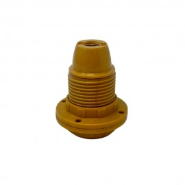 Portalámpras e14 asf todo rosca + 2 arandelas, oro brillante