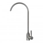 Grifo osmosis 1 agua, plateado cepillado