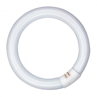 Tubo fluorescente circular 40w, g10q, 6500 k luz fria ø400 mm